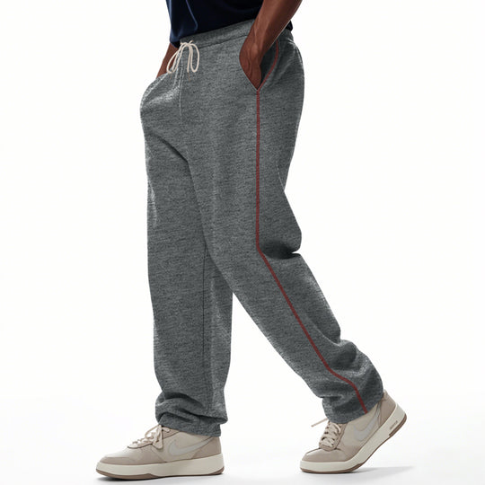 Herren nan locker sitzende Sweatpants mit seitlicher Ziernaht, elastischem Komfortbund und tiefen Eingrifftaschen Shop Nory