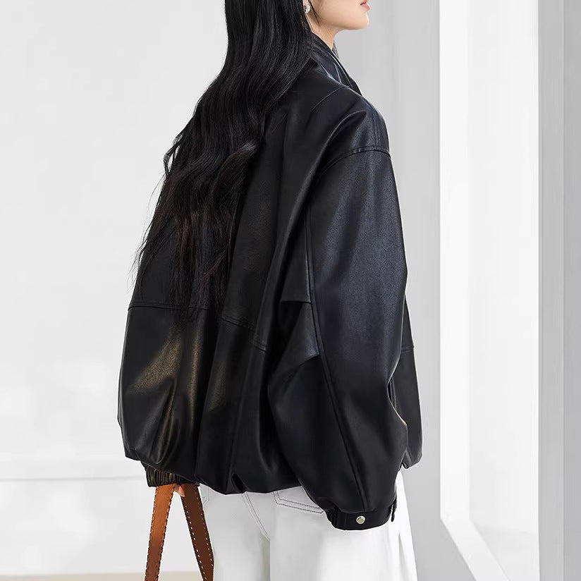 Damen Modische Blousonjacke mit hohem Kragen Shop Nory