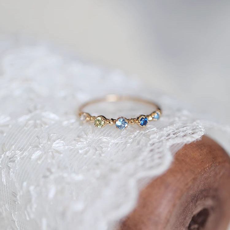 925 Sterling Silber Zirkon Geometrische Offene Ringe 925 Sterling Silber Ringe | Shop Nory