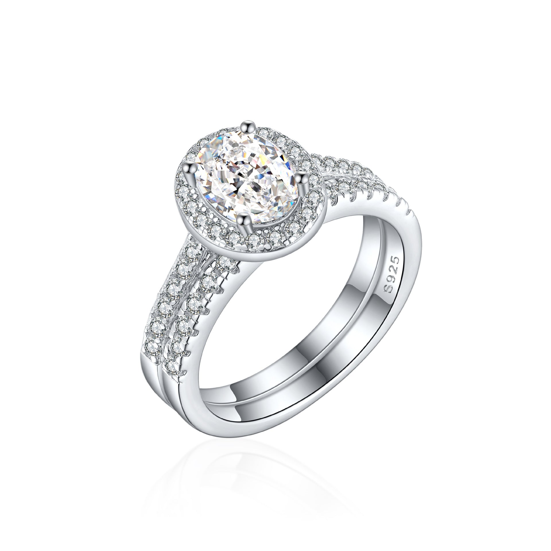 Damen Verlobungsring mit kunstvollem Floraldesign und funkelndem Zirkonia-Besatz Shop Nory