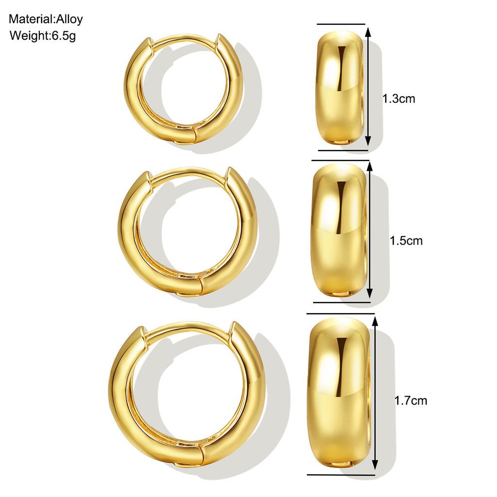 Damen Ohrringe-Set mit verschiedenen Designs und modernen Formen Shop Nory