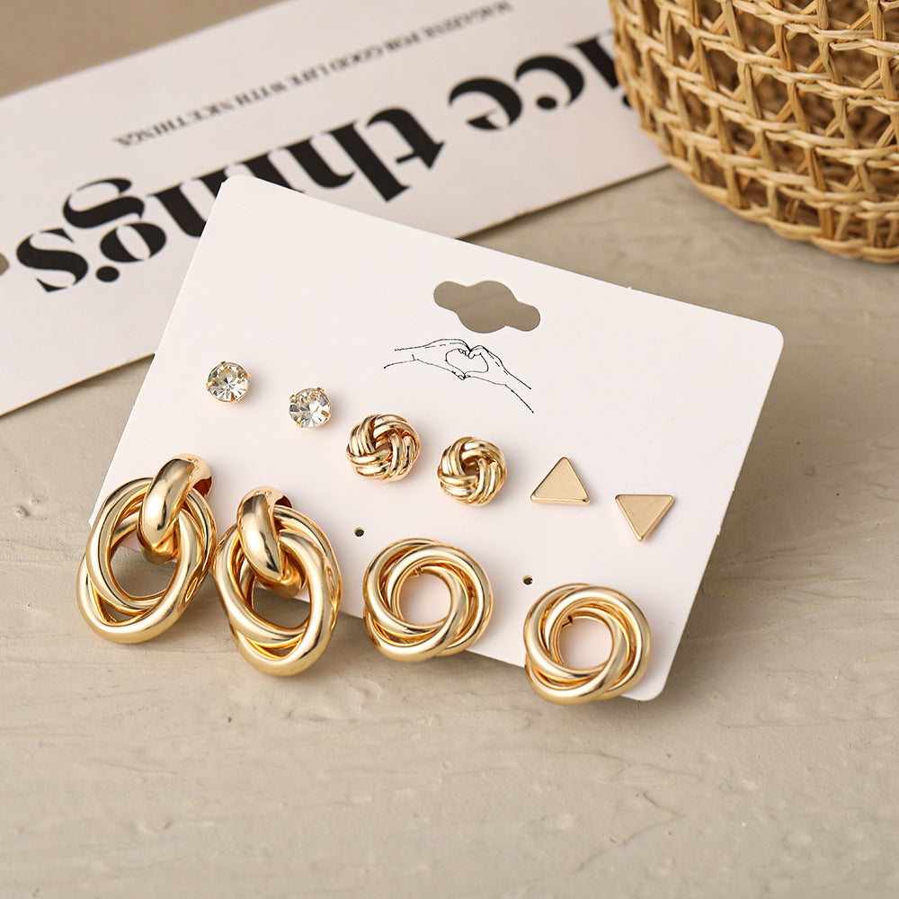 Damen Ohrringe Set mit verschiedenen eleganten Designs Shop Nory