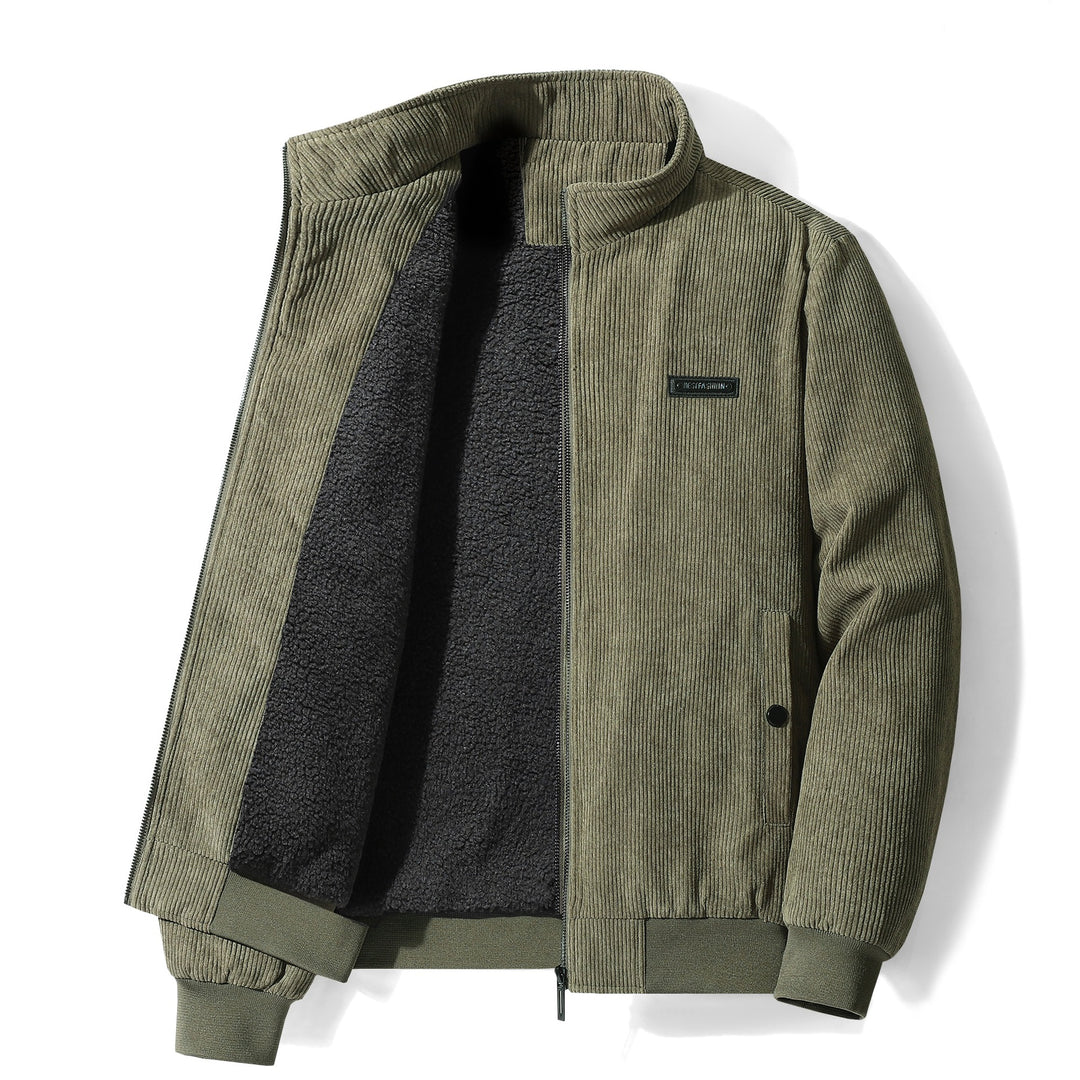 Herren Modische Fleece-Jacke im Cord-Design Shop Nory