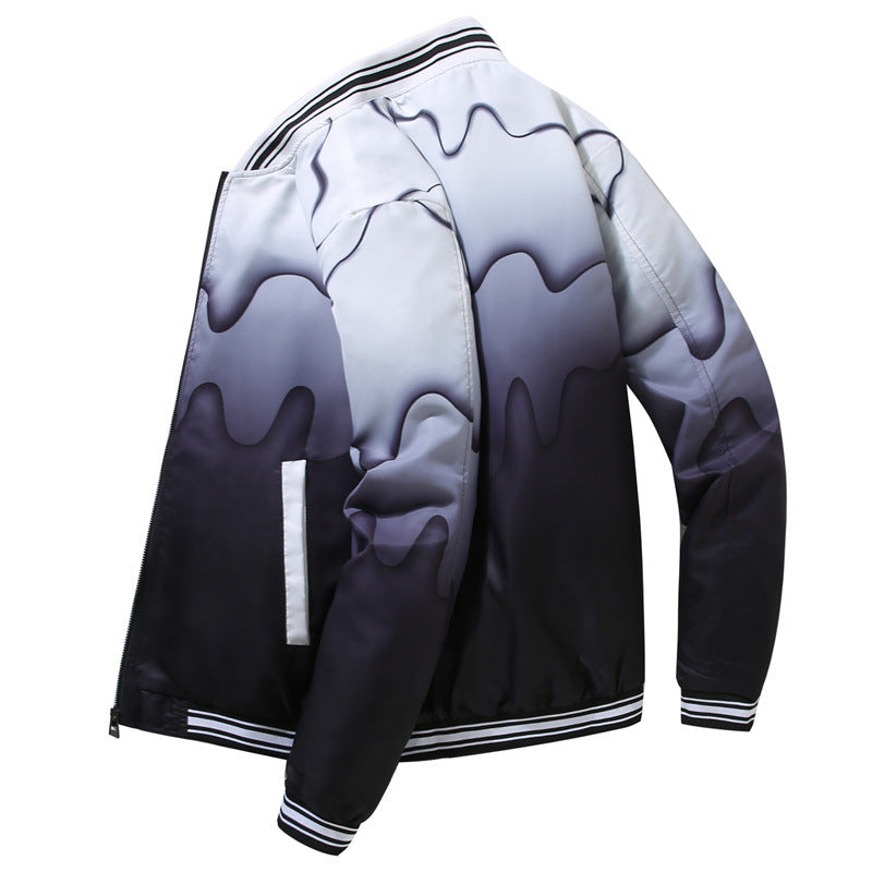 Herren Sportliche Bomberjacke mit modernen Mustern Shop Nory