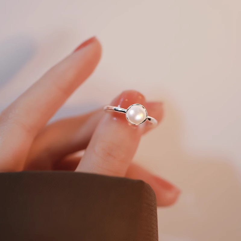 Damen Zierlicher Ring mit eleganter Perle Shop Nory