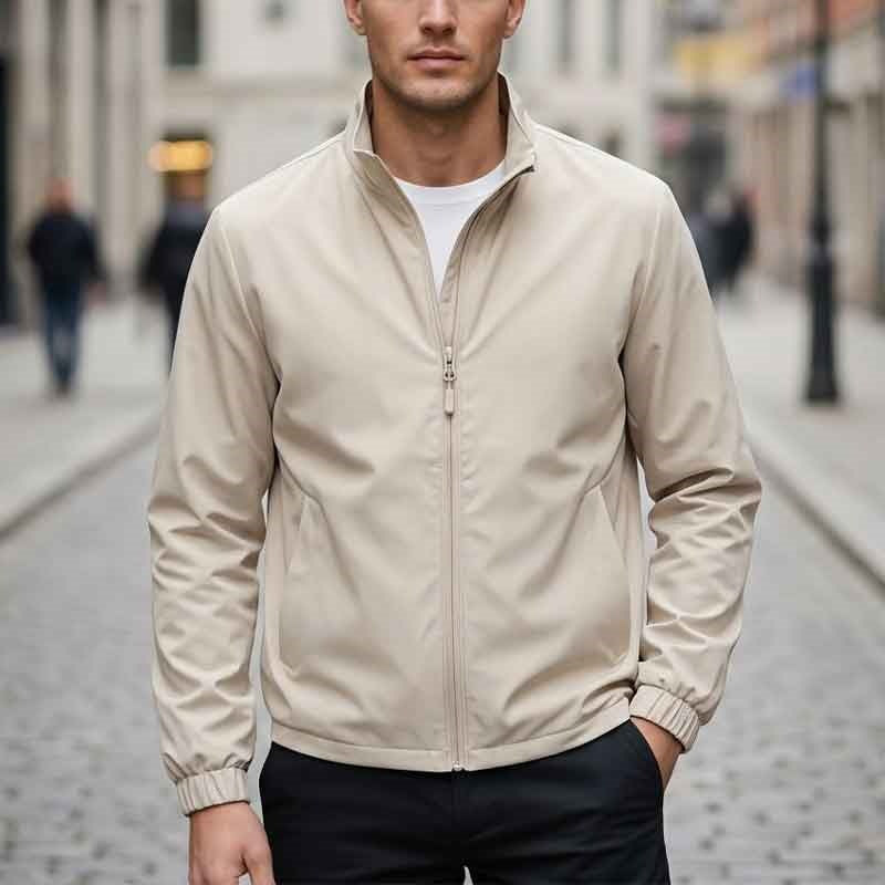 Herren Atmungsaktive Übergangsjacke mit praktischem Stehkragen Shop Nory