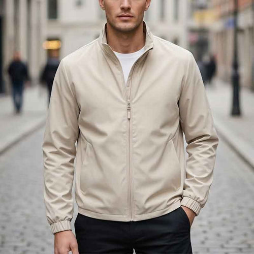 Herren Atmungsaktive Übergangsjacke mit praktischem Stehkragen Shop Nory