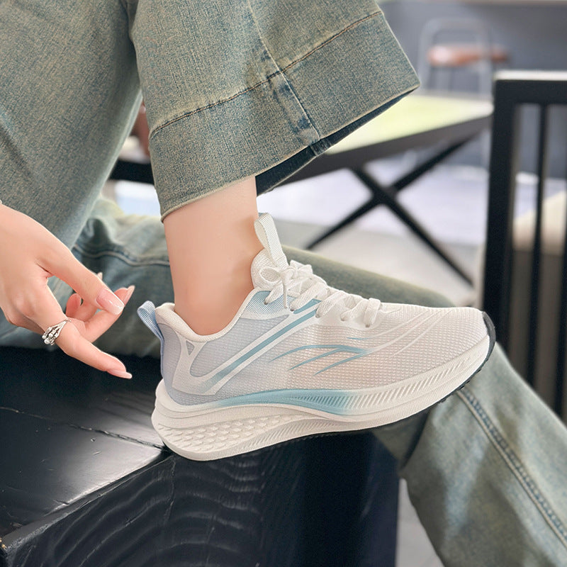 Damen Leichter Laufsneaker mit dicker Dämpfungs-Plateausohle und atmungsaktivem Mesh-Obermaterial Shop Nory