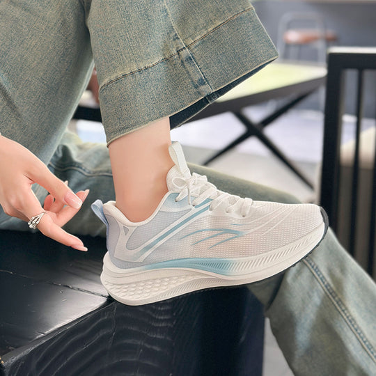 Damen Leichter Laufsneaker mit dicker Dämpfungs-Plateausohle und atmungsaktivem Mesh-Obermaterial Shop Nory