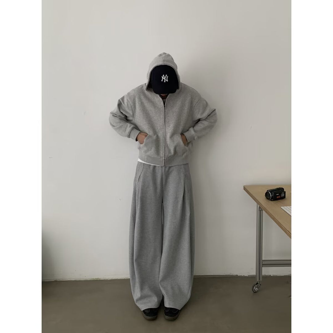 Damen Modisches Oversized Hoodie und Weitbein-Hosen Set Shop Nory