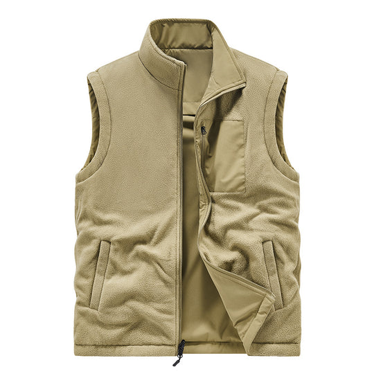 Herren Leichte technische Outdoor‑Weste mit Stehkragen, Netzfutter und Reißverschlusstaschen Shop Nory