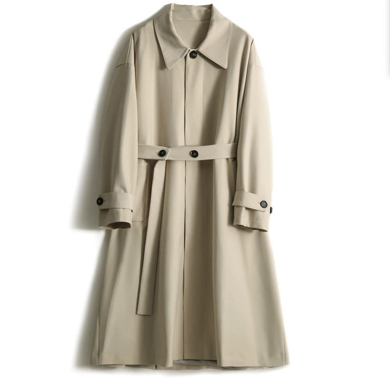 Damen Modische Trenchjacke mit Taillengürtel und schickem Design Shop Nory