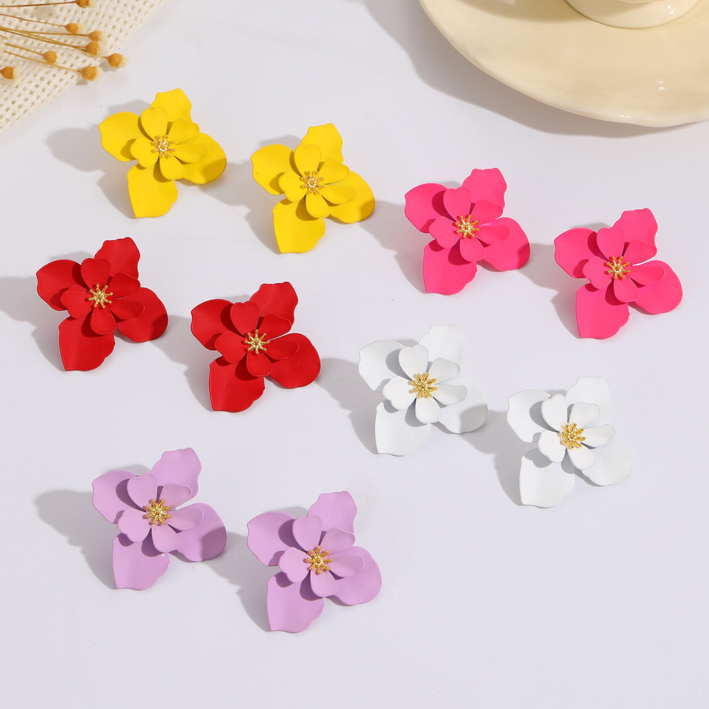 Damen Ohrringe im kreativen Blütendesign Shop Nory