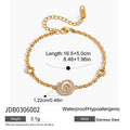 Damen Armband mit spiralförmigem Zirkonia-Anhänger aus hypoallergenem Edelstahl Shop Nory