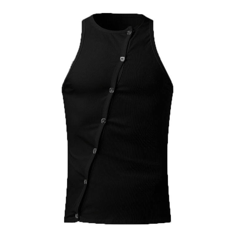 Damen sportliches ärmelloses Tanktop mit innovativem Schnürdesign