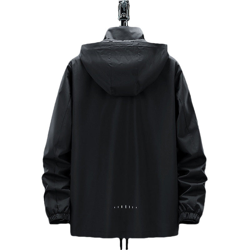 Herren Leichte Softshell-Outdoorjacke mit Kapuze, wind- und wasserabweisender Oberfläche Shop Nory