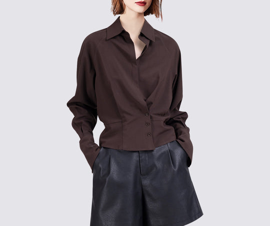 Damen Elegante Bluse mit innovativem Schnitt Shop Nory