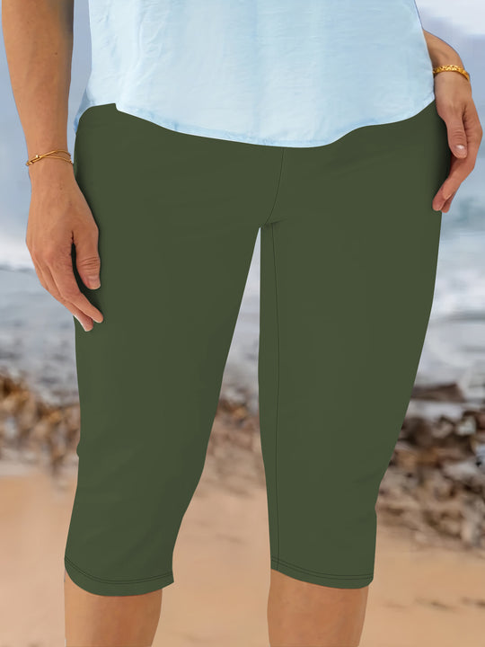 Damen Capri-Biker-Shorts mit hohem Bund und stützender Kompression Shopy Nory