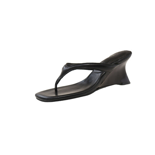 Damen Elegante Zehentrenner mit komfortablem Wedge-Absatz