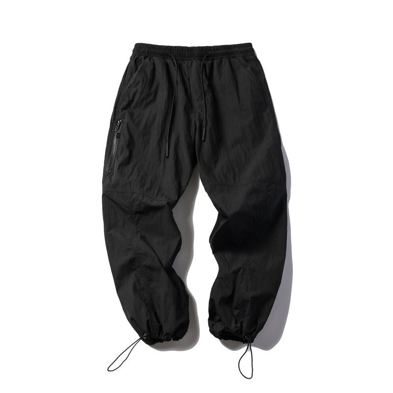 Unisex Technische Cargo-Hose im Baggy-Schnitt mit Tunnelzugbund und verstellbaren Beinabschlüssen Shop Nory