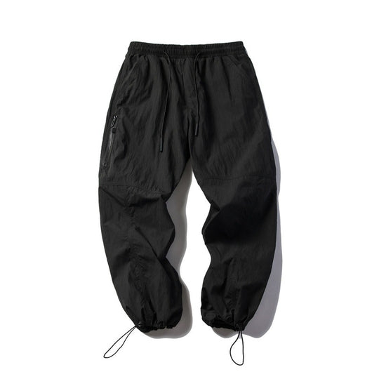 Unisex Technische Cargo-Hose im Baggy-Schnitt mit Tunnelzugbund und verstellbaren Beinabschlüssen Shop Nory