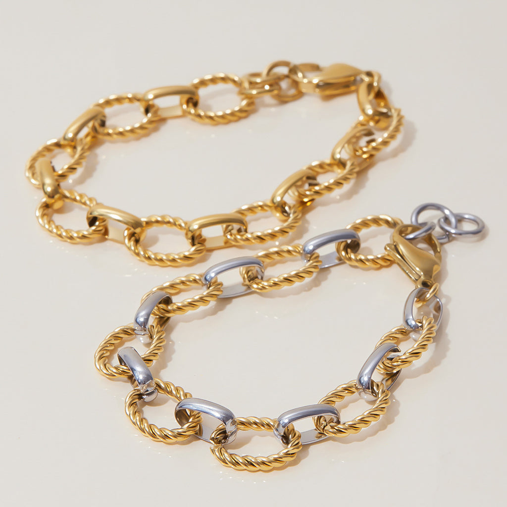 Damen Armband aus wasserdichtem, hypoallergenem Edelstahl mit drehbarem Design Shop Nory