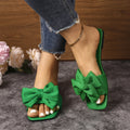 Damen Slingback-Sandalen mit modischer Schleifenapplikation