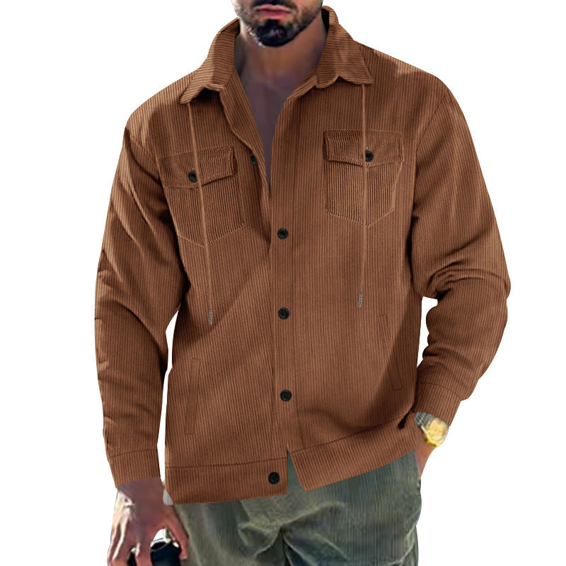 Herren Cord-Jacke mit praktischen Taschen und klassischem Schnitt