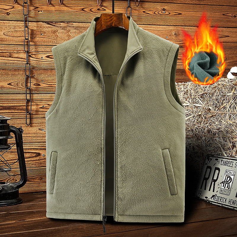 Herren Funktionsweste im urbanen Utility‑Stil mit Organizer‑Taschen und Stehkragen Shop Nory