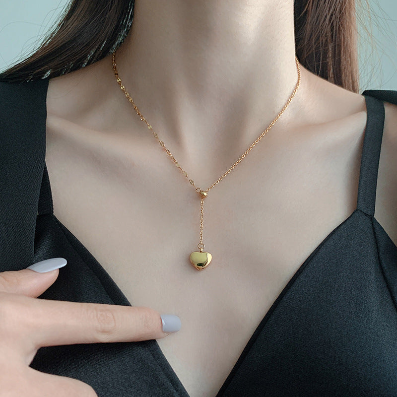 Damenschmuck Herz Charm Lagenhalskette Shop Nory