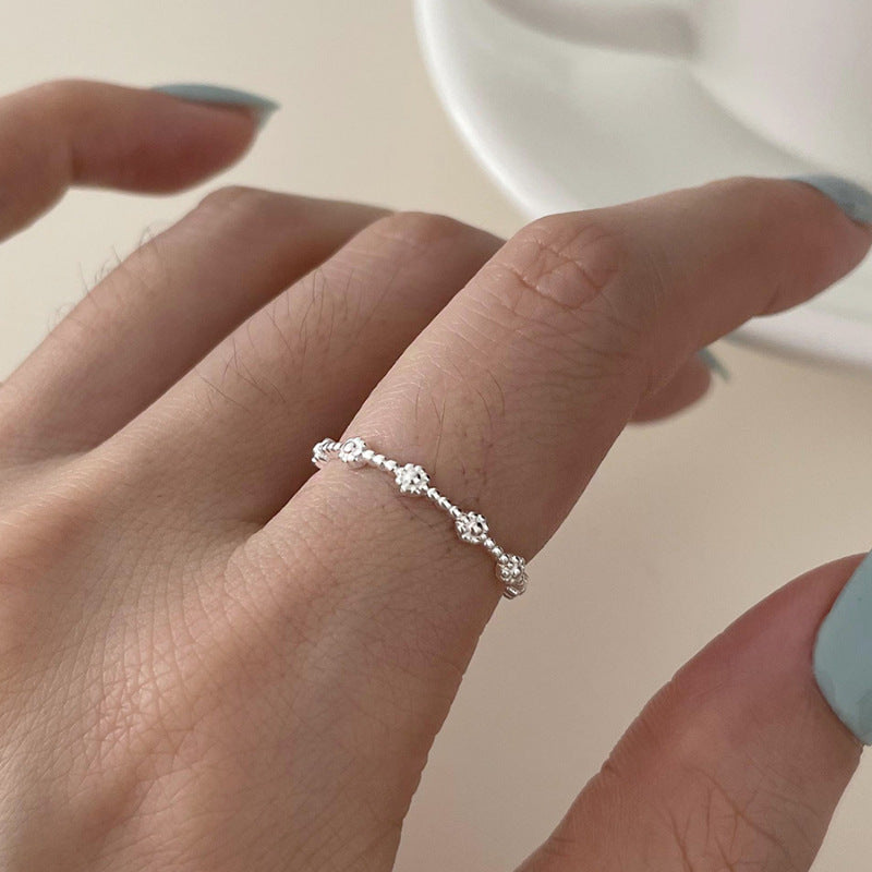 Damen Zarte und elegante Ringe mit Perlen Shop Nory