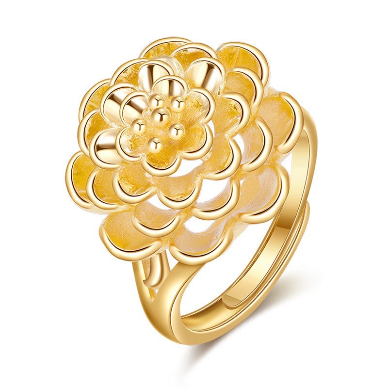 Damenring mit kunstvollem Blumen-Design und luxuriösem Finish Shop Nory