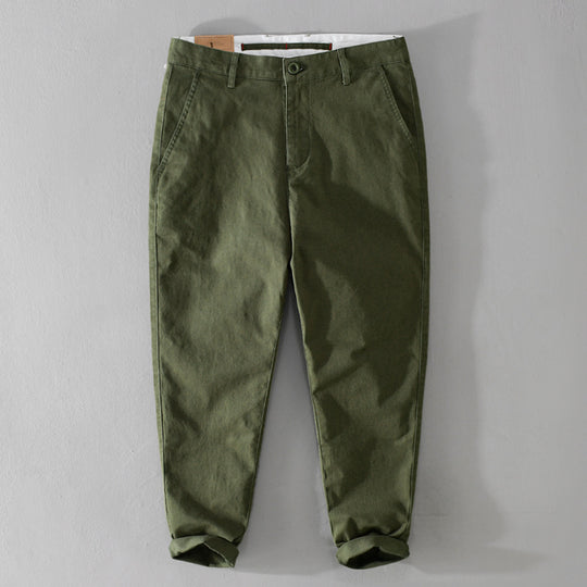Herren Konisch zulaufende Baumwoll-Chino mit legerer Passform Shop Nory