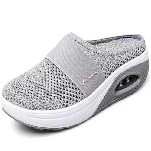 Damen Atmungsaktive Strick‑Mule mit Luftkissen‑Plateau Shop Nory