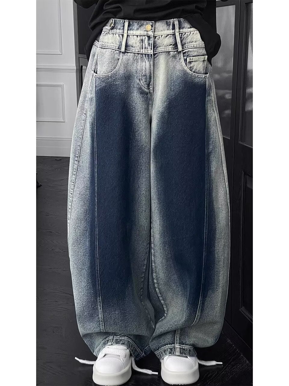 Damen Bequeme und stylische Baggy-Jeans Shop Nory