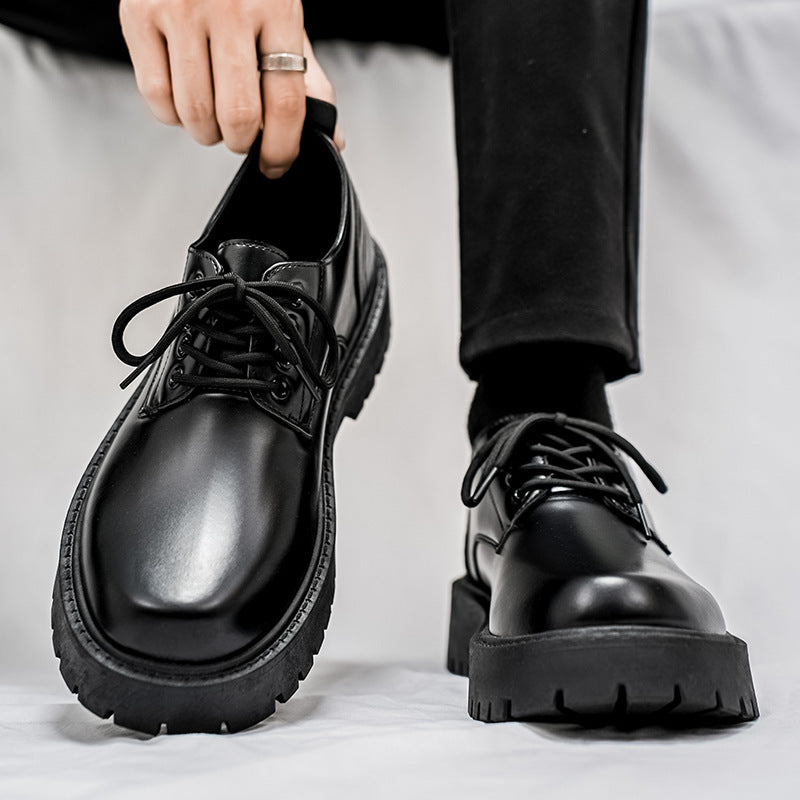 Herren Modische Schnürschuhe mit rutschfester Sohle und verstärktem Profil