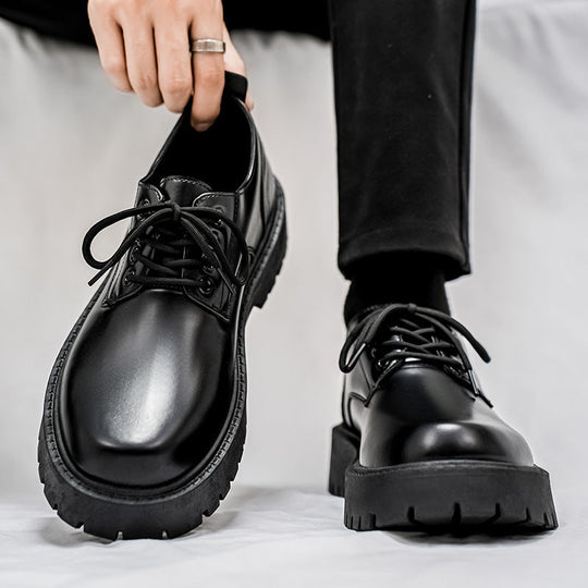 Herren Modische Schnürschuhe mit rutschfester Sohle und verstärktem Profil