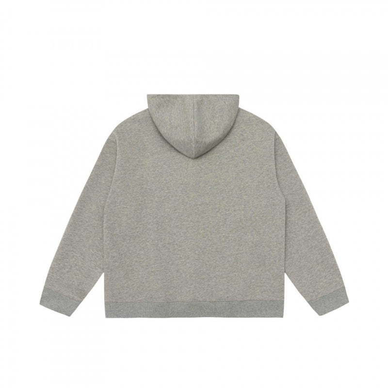 Unisex Kapuzen-Halbzip-Sweatshirt mit Kängurutasche und Rippbündchen Shop Nory
