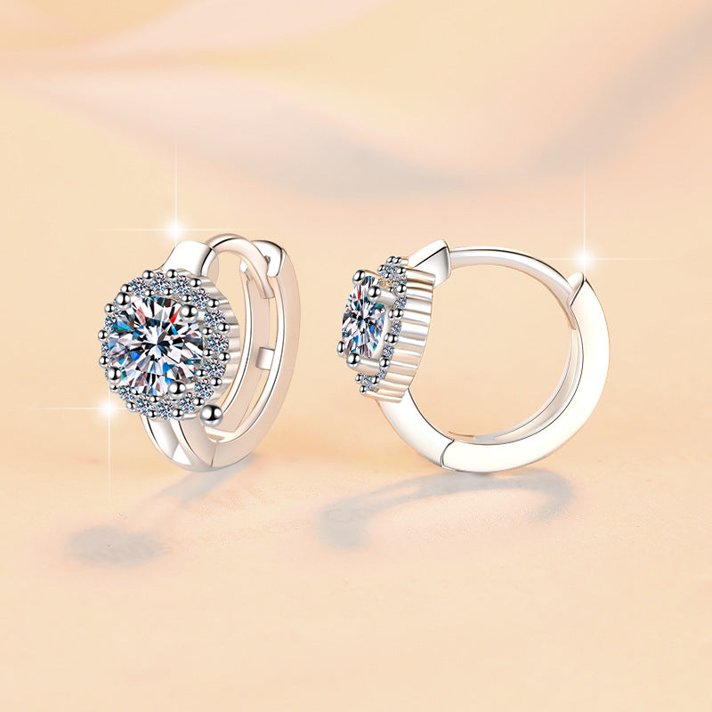 Damen Ohrringe im glamourösen Design mit strahlendem Zirkonia Shop Nory