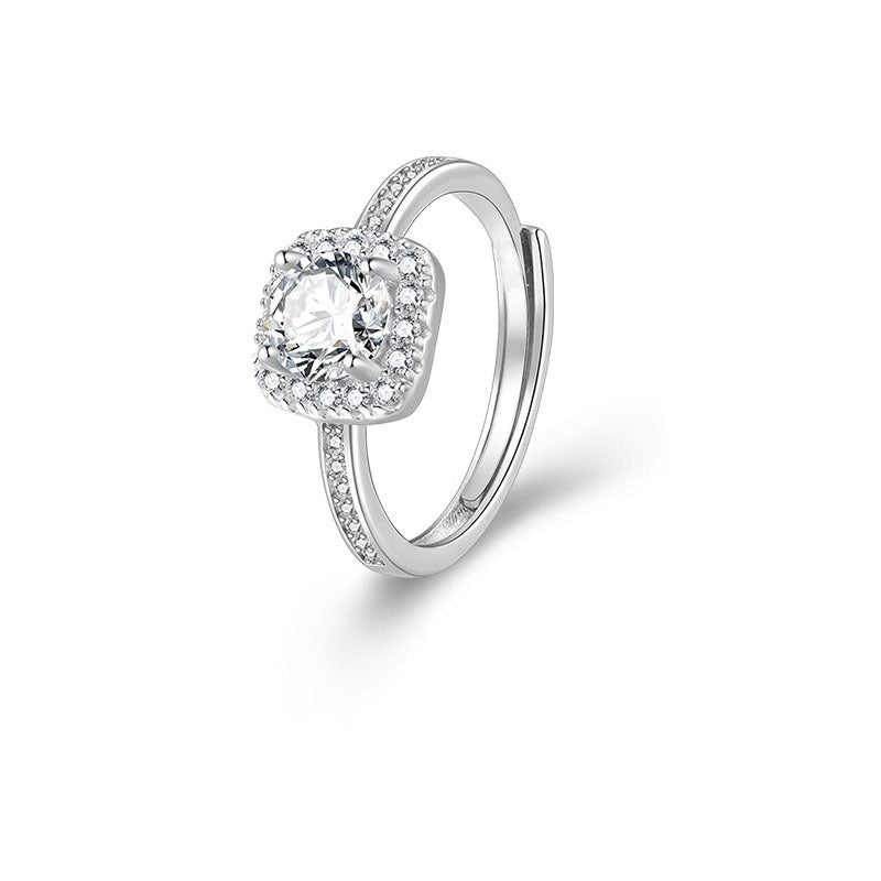 Damen Verlobungsring mit funkelndem Zirkonia und edelstem Design Shop Nory