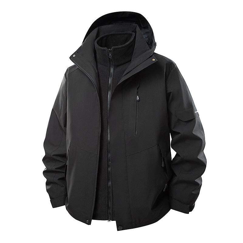 Herren Multifunktionale Winterjacke mit abnehmbarer Kapuze Shop Nory