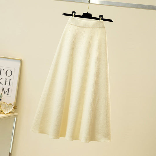 Damen Weit geschnittener, eleganter Midirock Shop Nory