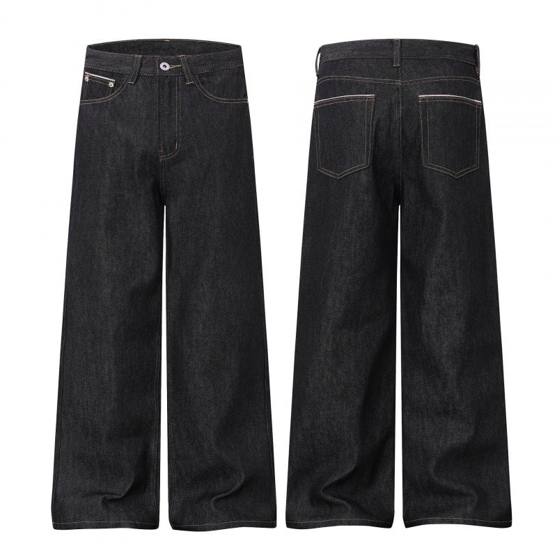 Damen Weite Highwaist-Jeanshose im Balloon-Cut mit weitem Bein und klassischem Taschen-Design Shop Nory