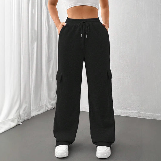 Damen Weite Cargohose im Jogger‑Stil mit Kordelzug Shop Nory