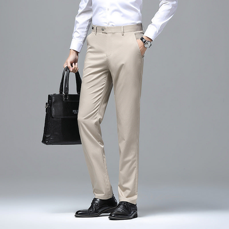Herren Elegante Business-Chino mit Stretchkomfort und schlankem Bügelsaum Shop Nory