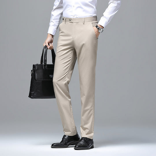 Herren Elegante Business-Chino mit Stretchkomfort und schlankem Bügelsaum Shop Nory