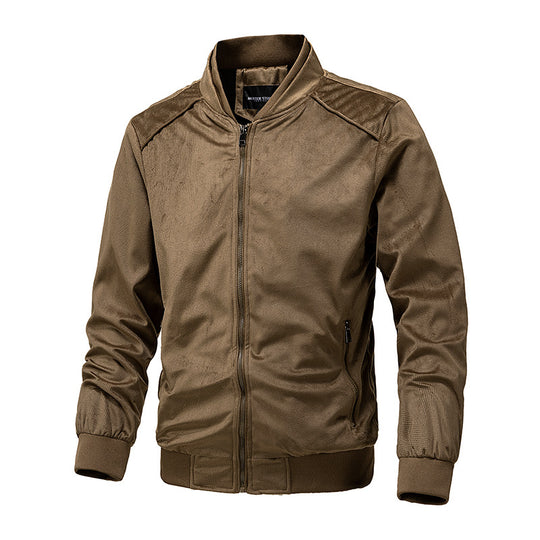 Herren Leichte Bomberjacke aus feinem Cord mit Rippbündchen Shop Nory