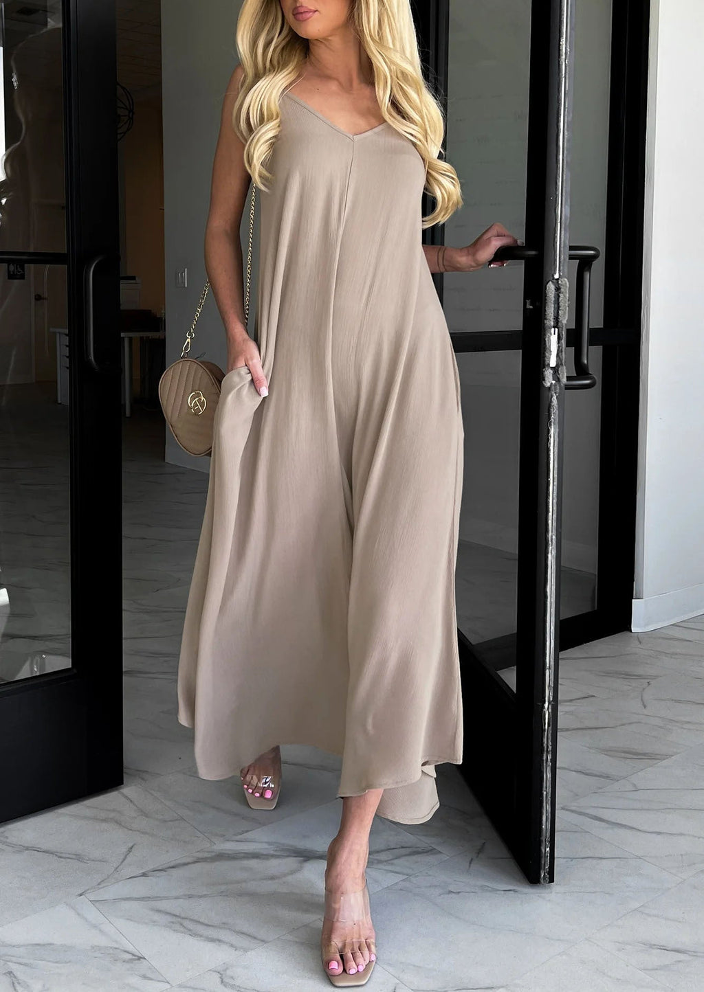 Damen Sommerliches Maxi Kleid