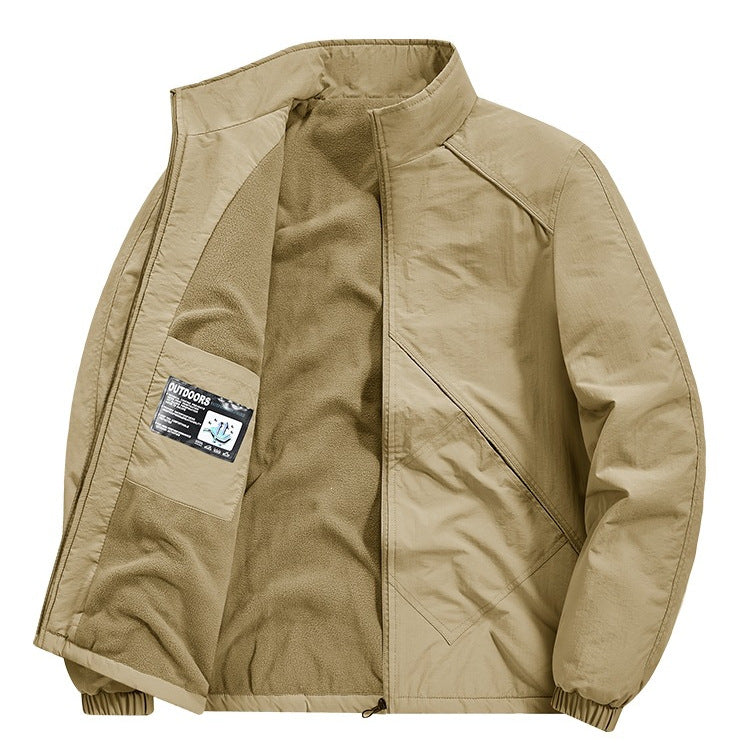 Herren Leichte Übergangsjacke mit Fleece-Futter Shop Nory