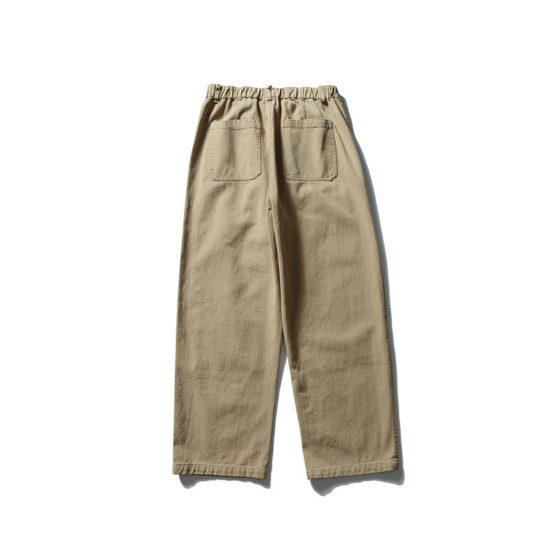 Herren weite Utility-Arbeitshose mit aufgesetzten Patch‑Taschen und elastischem Bund Shop Nory